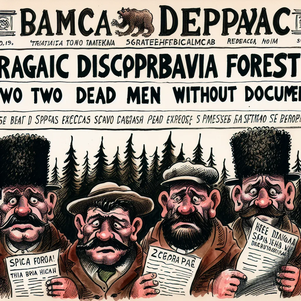 Tragičan pronalazak u Spačvanskim šumama: Dva mrtva muškarca bez dokumenata