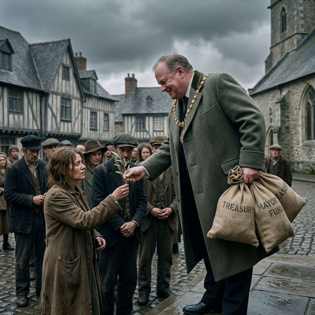 Na korzu dijele maslinove grančice